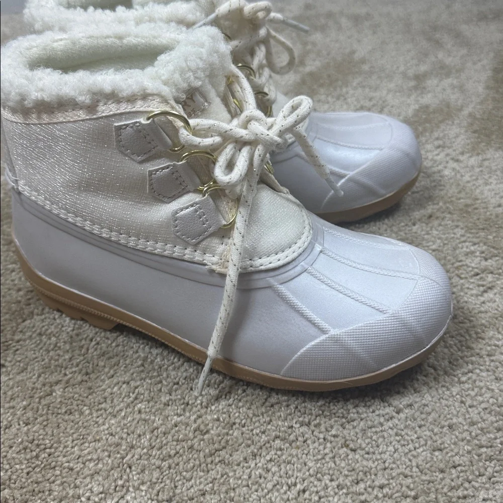 Sperry Kids‎ Cream and Tan Boots